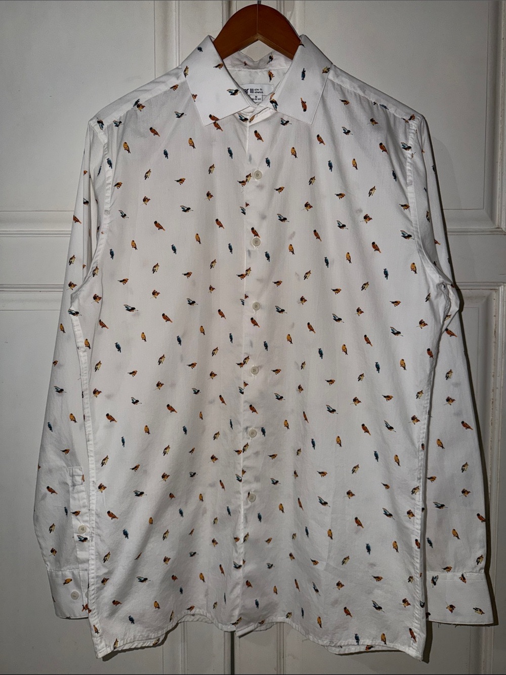 Bar III Men’s Long Sleeve Shirt
Size Medium Slim Fit Stretch